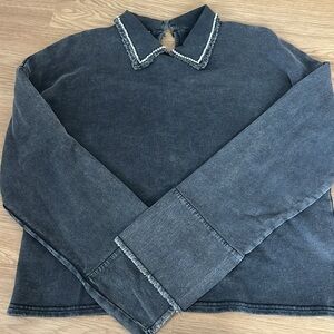 Zara collar sweatshirt